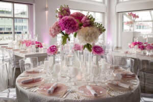 Decor Ideas from a White and Pink Bat Mitzvah at Current, Pier 59 - The Pier Sixty Collection