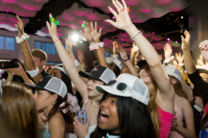Packed dance floor at a Bat Mitzvah at Current, Pier 59 - The Pier Sixty Collection