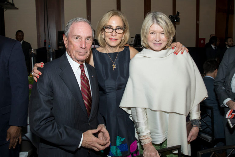Michael Bloomberg and Martha Stewart