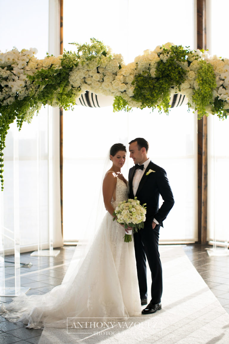Bride and Groom under the Chuppah