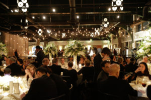 The Lighthouse set for a wedding dinner