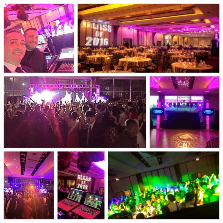 Collage of proms at pier sixty