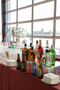 Bar Set up at the All Season Terrace at The Lighthouse