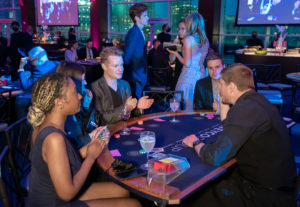 Guests playing at Casino Night at Pier Sixty