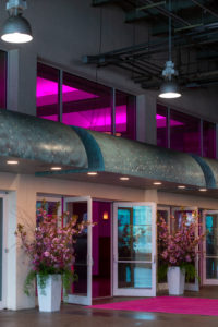 Pier Sixty entrance in Pink