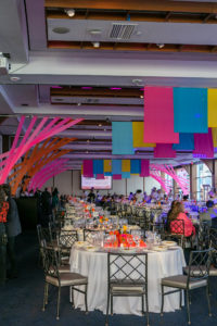 Ballroom at Pier Sixty Set for a colorful gala