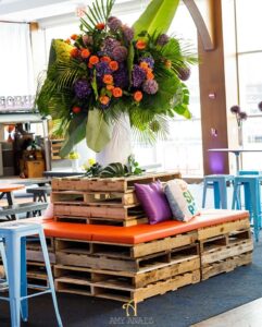 Beach Theme Banquette Bat Mitzvah at Pier Sixty, The Pier Sixty Collection